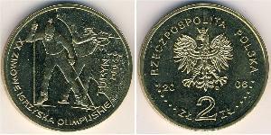 2 Zloty 波兰 黃銅 