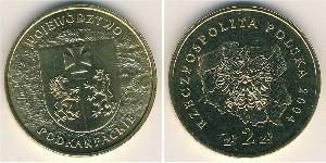 2 Zloty 波兰 黃銅 