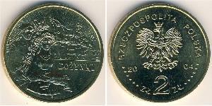 2 Zloty 波兰 黃銅 
