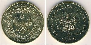 2 Zloty 波兰 黃銅 