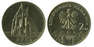 2 Zloty 波兰 黃銅 