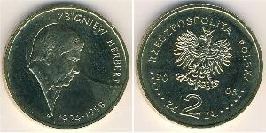 2 Zloty 波兰 黃銅 