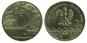 2 Zloty 波兰 黃銅 