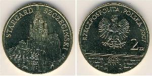 2 Zloty 波兰 黃銅 