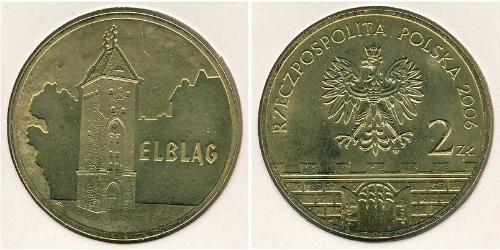 2 Zloty 波兰 黃銅 