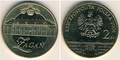 2 Zloty 波兰 黃銅 