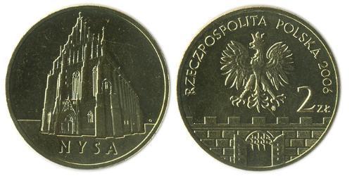 2 Zloty 波兰 黃銅 