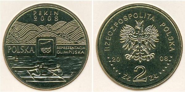 2 Zloty 波兰 黃銅 