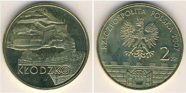 2 Zloty 波兰 黃銅 