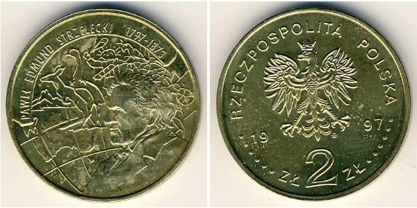 2 Zloty 波兰 黃銅 