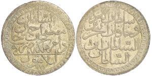 2 Zolota Empire ottoman (1299-1923) Argent Moustapha III (1757 - 1774)