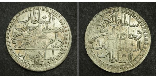 2 Zolota Ottoman Empire (1299-1923) Silver Abdul Hamid I (1774 - 1789)