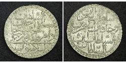 2 Zolota Османская империя (1299-1923) Серебро Мустафа III (1757 - 1774)