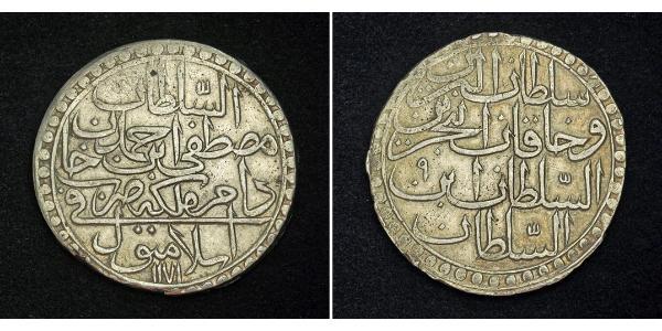 2 Zolota Османська імперія (1299-1923) Срібло Мустафа III (1757 - 1774)