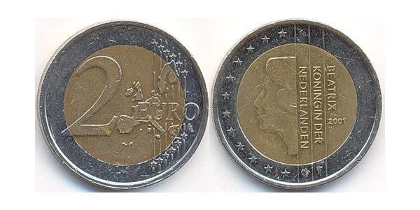 2 Євро Королівство Нідерланди (1815 - ) Біметал 