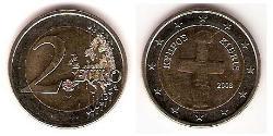 2 Євро Кіпр (1960 - ) Біметал 