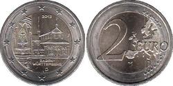 2 Євро Федеративна Республіка Німеччина (1990 - ) Нікель 