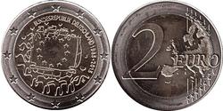 2 Євро Федеративна Республіка Німеччина (1990 - ) Нікель 