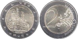 2 Євро Федеративна Республіка Німеччина (1990 - ) Нікель 