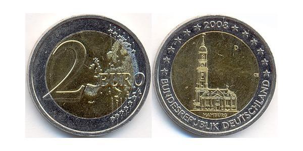 2 Євро Німеччина Нікель/Мідь 