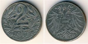 2 Геллер Австро-Венгрия (1867-1918) Сталь 