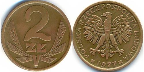 2 Грош Польская Народная Республика (1952-1990) Медь 