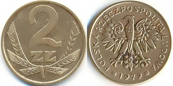 2 Грош Польская Народная Республика (1952-1990) Медь 