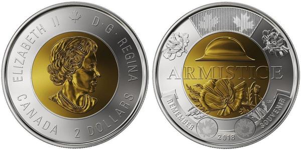 2 Долар Канада Біметал Єлизавета II (1926-2022)