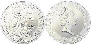 2 Долар Австралія (1939 - ) Срібло Єлизавета II (1926-2022)