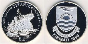 2 Долар Кірибаті Срібло 