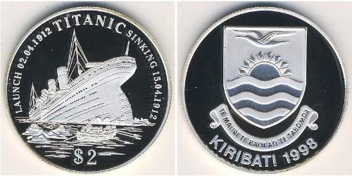 2 Долар Кірибаті Срібло 
