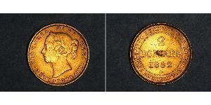 2 Доллар Канада Золото Виктория (1819 - 1901)
