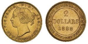 2 Доллар Канада Золото Виктория (1819 - 1901)