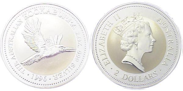 2 Доллар Австралия (1939 - ) Серебро Елизавета II (1926-2022)