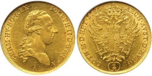 2 Дукат Габсбурзька імперія (1526-1804) Золото Joseph II, Holy Roman Emperor  (1741 - 1790)