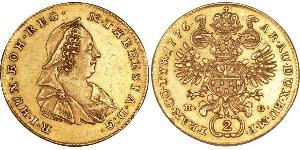 2 Дукат Священная Римская империя (962-1806) Золото Maria Theresa of Austria (1717 - 1780)