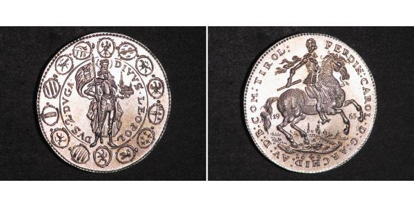 2 Дукат Священная Римская империя (962-1806) Золото Фердинанд Карл Австрийский