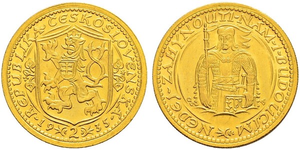 2 Дукат Чехословакія (1918-1992) Золото 