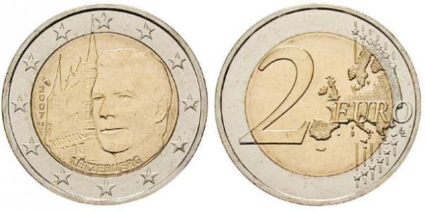 2 Евро Люксембург Биметалл 