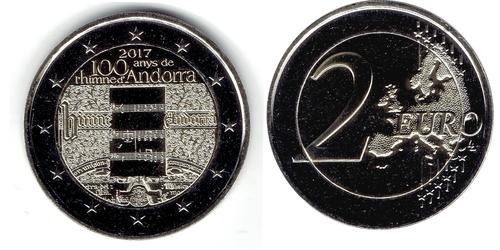 2 Евро Андорра Никель 