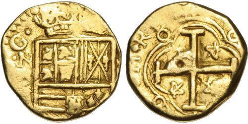 2 Ескудо New Kingdom of Granada (1549 - 1739) Золото 