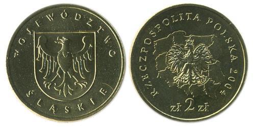 2 Злотий Республіка Польща (1991 - ) Латунь 