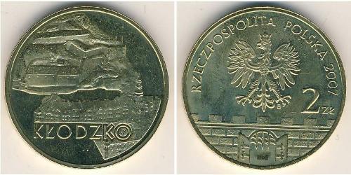 2 Злотий Республіка Польща (1991 - ) Латунь 