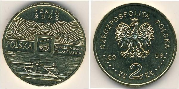 2 Злотий Республіка Польща (1991 - ) Латунь 