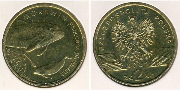 2 Злотий Республіка Польща (1991 - ) Латунь 