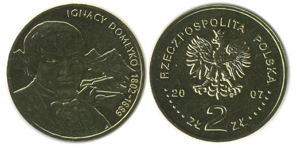 2 Злотий Республіка Польща (1991 - ) Латунь 