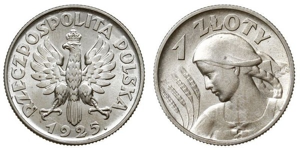 2 Злотий Польська республіка (1918 - 1939) Срібло 