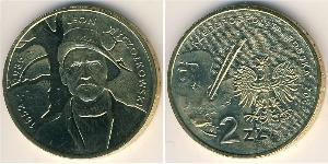 2 Злотый Республика Польша (1991 - ) Латунь 