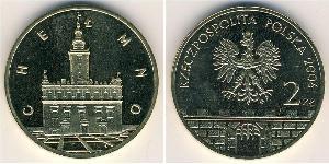 2 Злотый Республика Польша (1991 - ) Латунь 