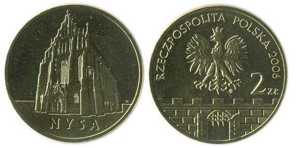 2 Злотый Республика Польша (1991 - ) Латунь 